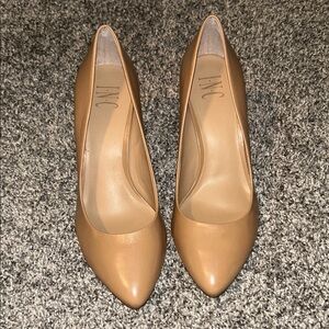 NWT INC International Concepts Nude Tan Pointed-Toe Pumps